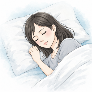正しいケアのイラスト