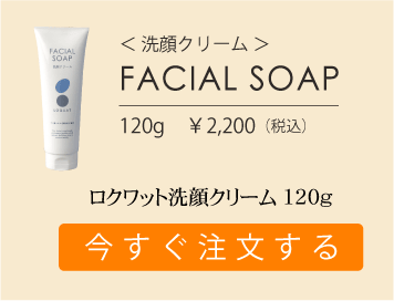 ロクワット洗顔クリーム2200円税込注文ボタン