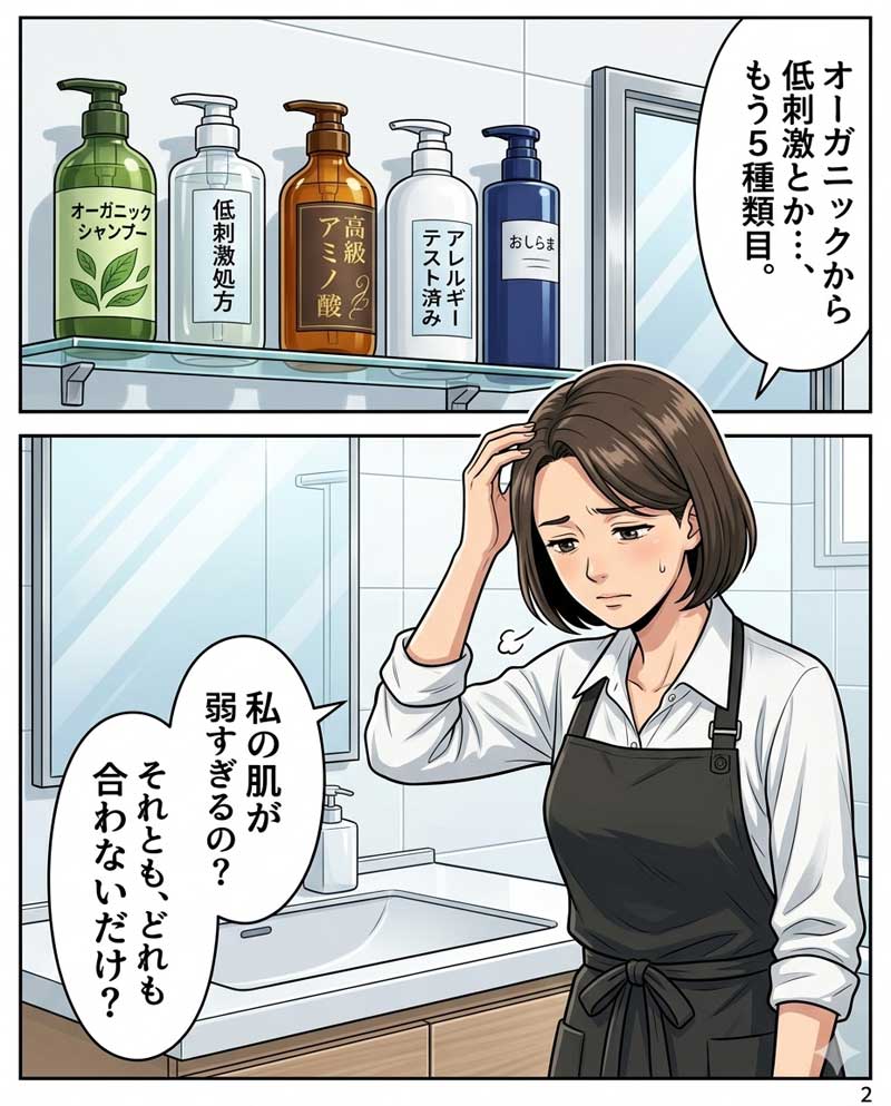 敏感肌の専門科が自己紹介する場面２