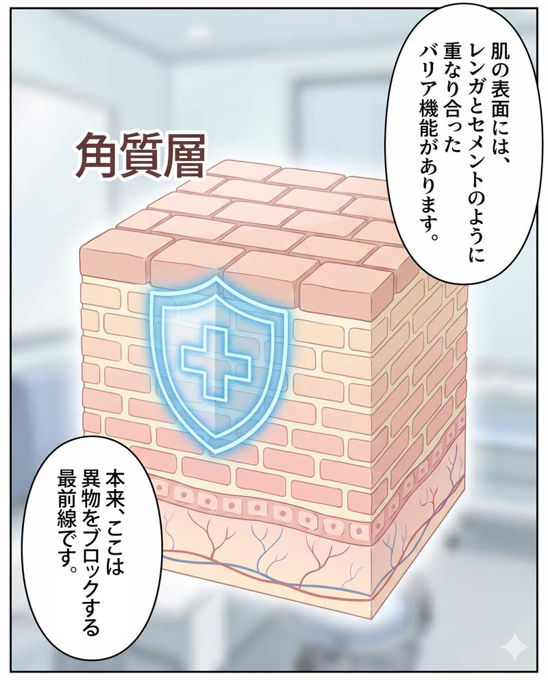 敏感肌の専門家が、シャンプーを替えても頭皮のかゆみが止まらない理由1つ目を説明する場面５